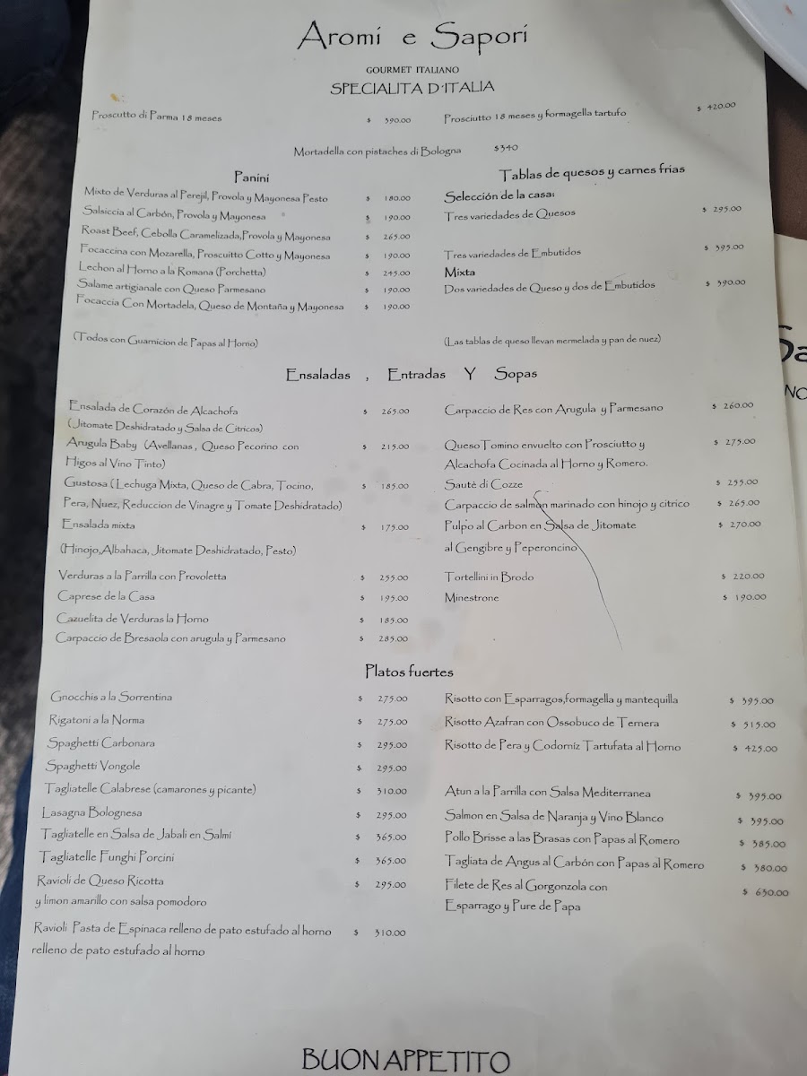 Aromi Sapori Menu - Image 5